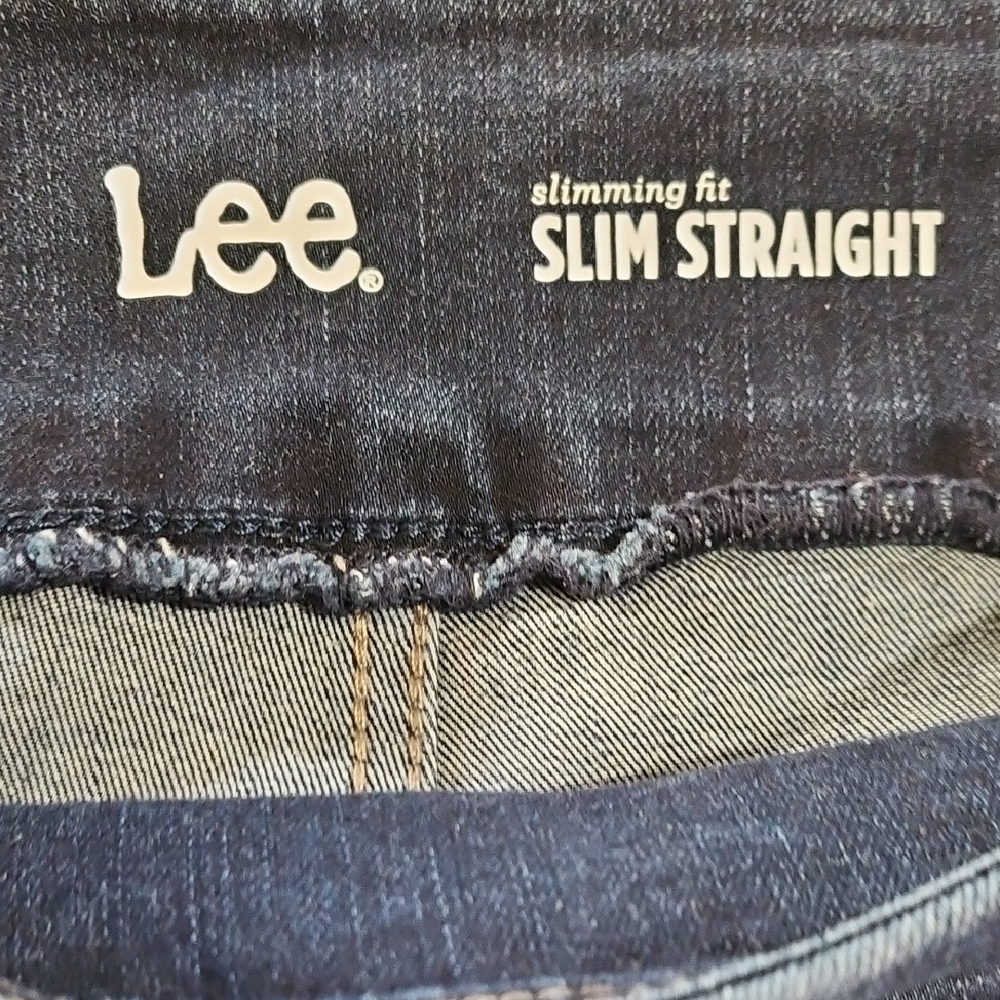 Lee Women's Slim Straight Jeans - Dark Blue